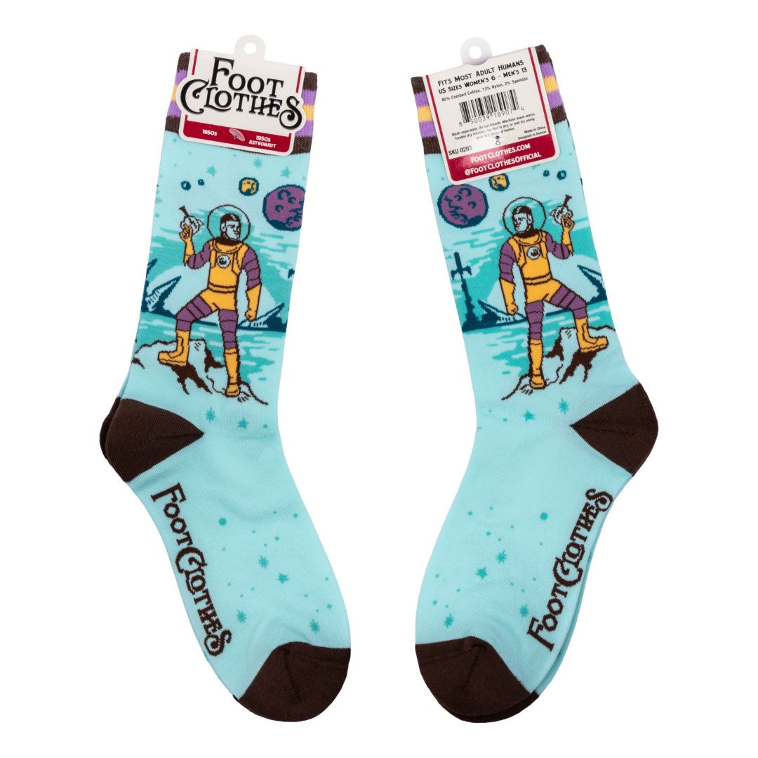 Chaussettes d'équipage d'astronaute des années 1950