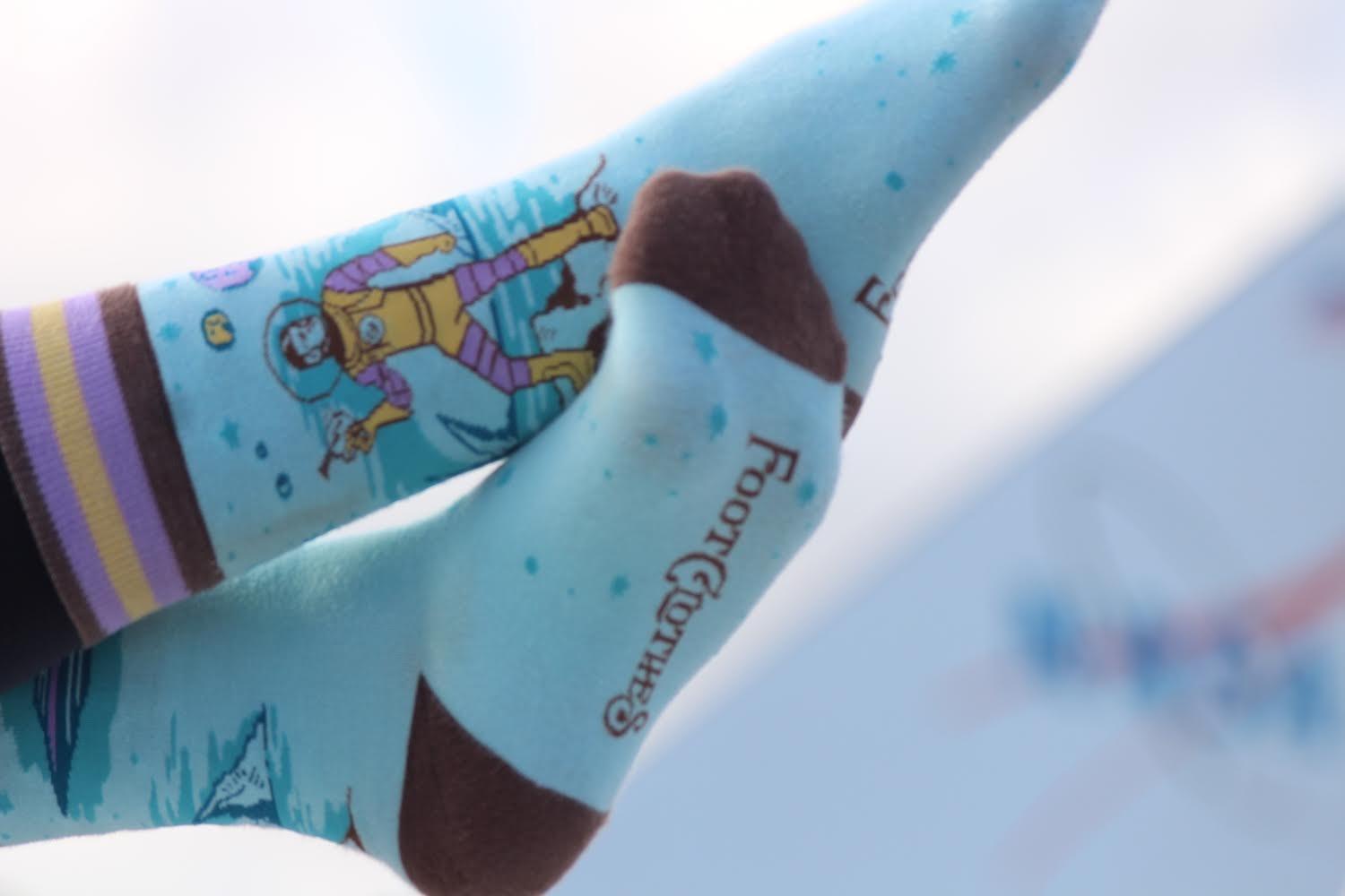 Chaussettes d'équipage d'astronaute des années 1950