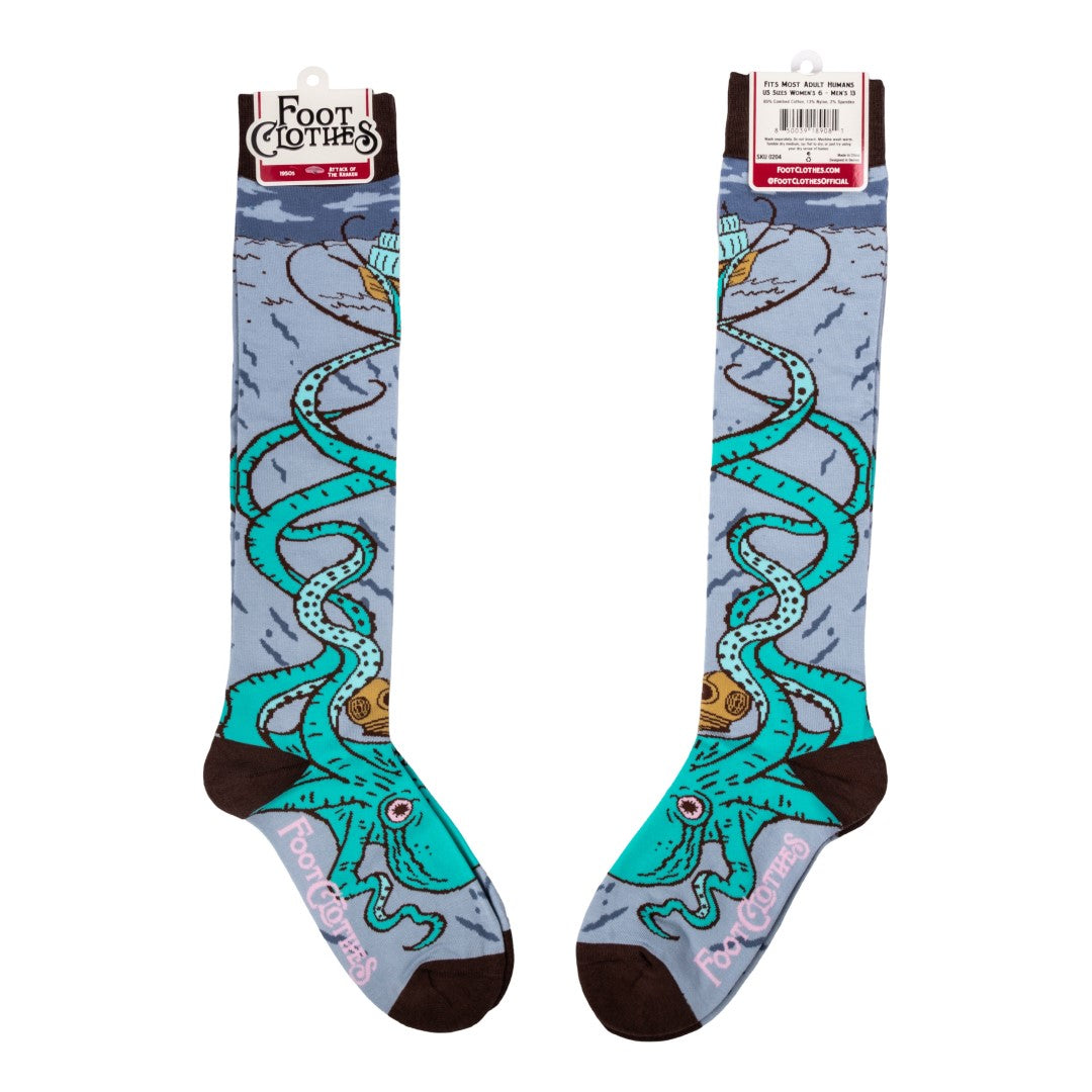 Chaussettes mi-mollet L'attaque du Kraken