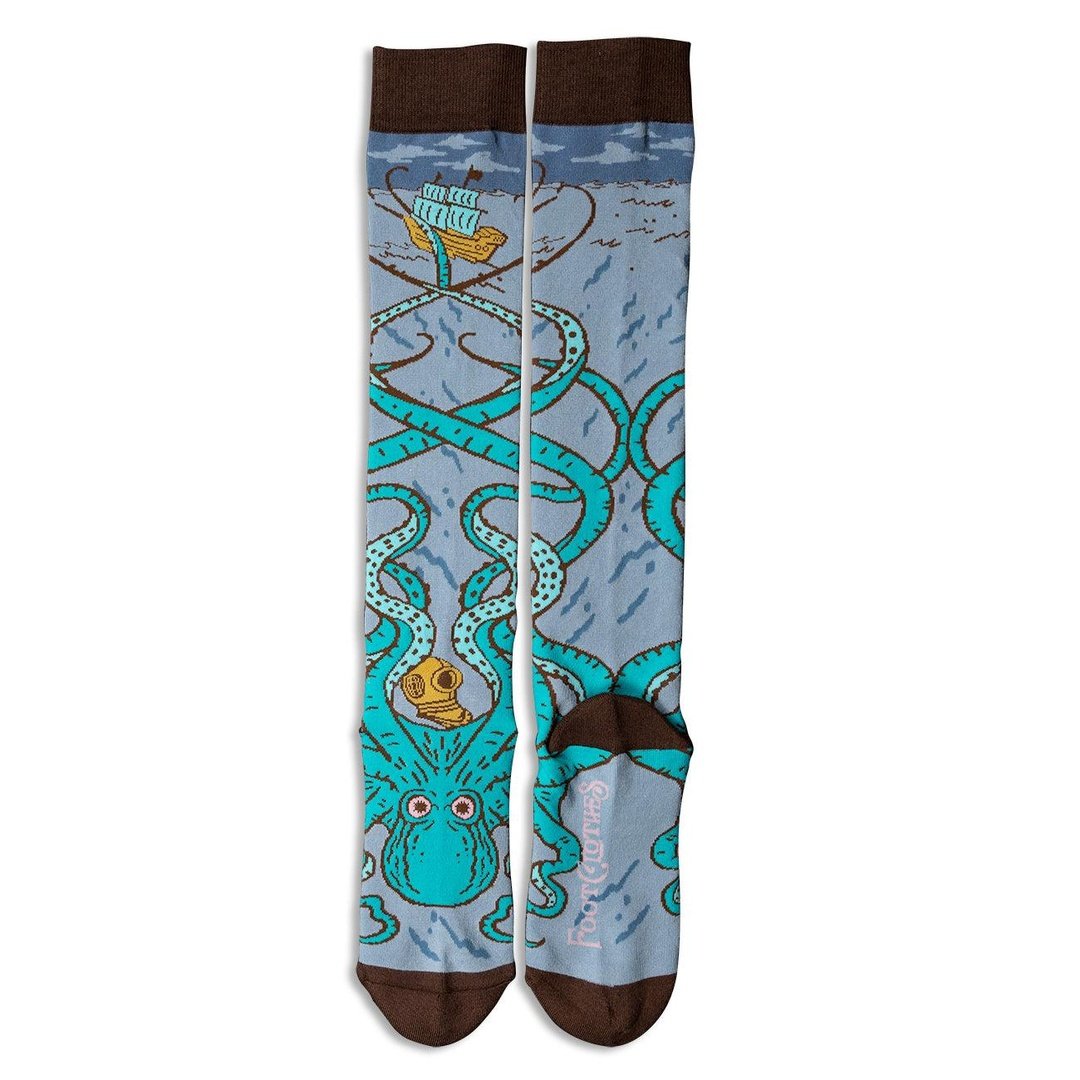 Chaussettes mi-mollet L'attaque du Kraken