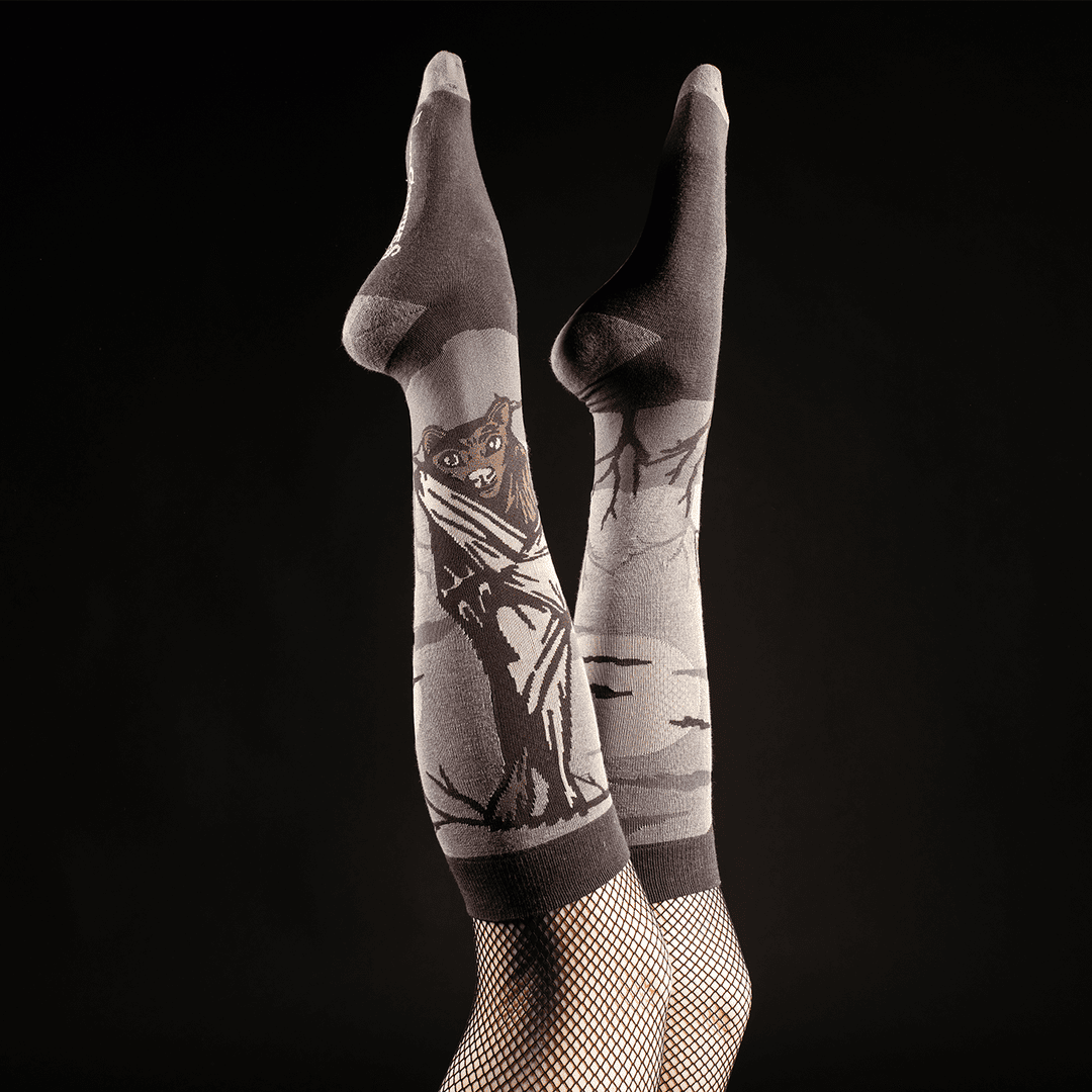 Chaussettes hautes chauve-souris