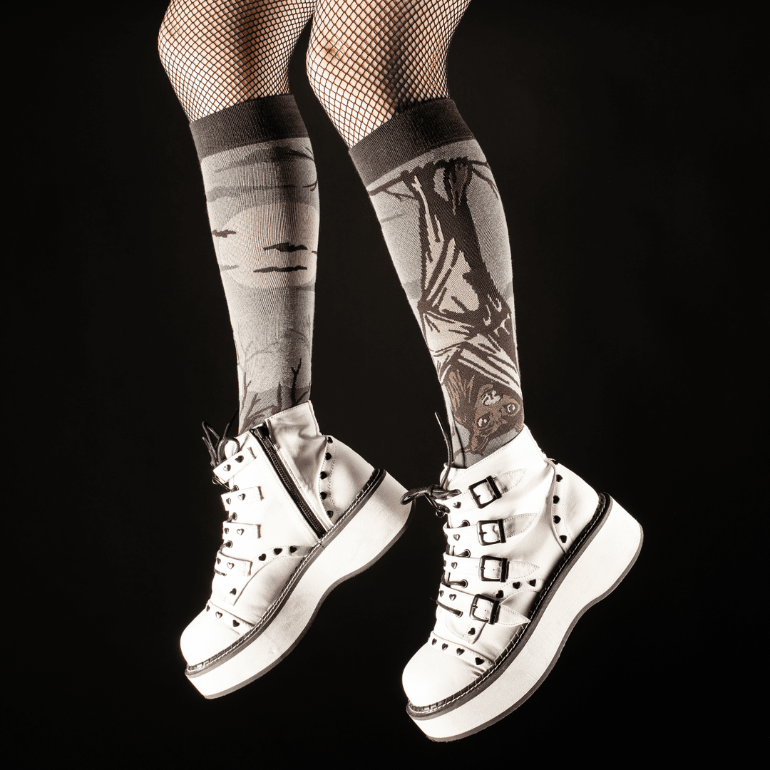 Chaussettes hautes chauve-souris