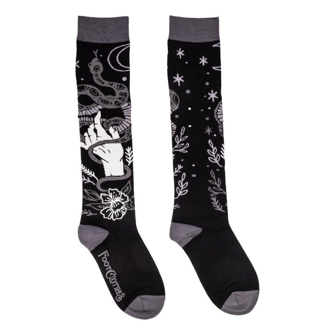 Chaussettes hautes Sorcière Serpentine
