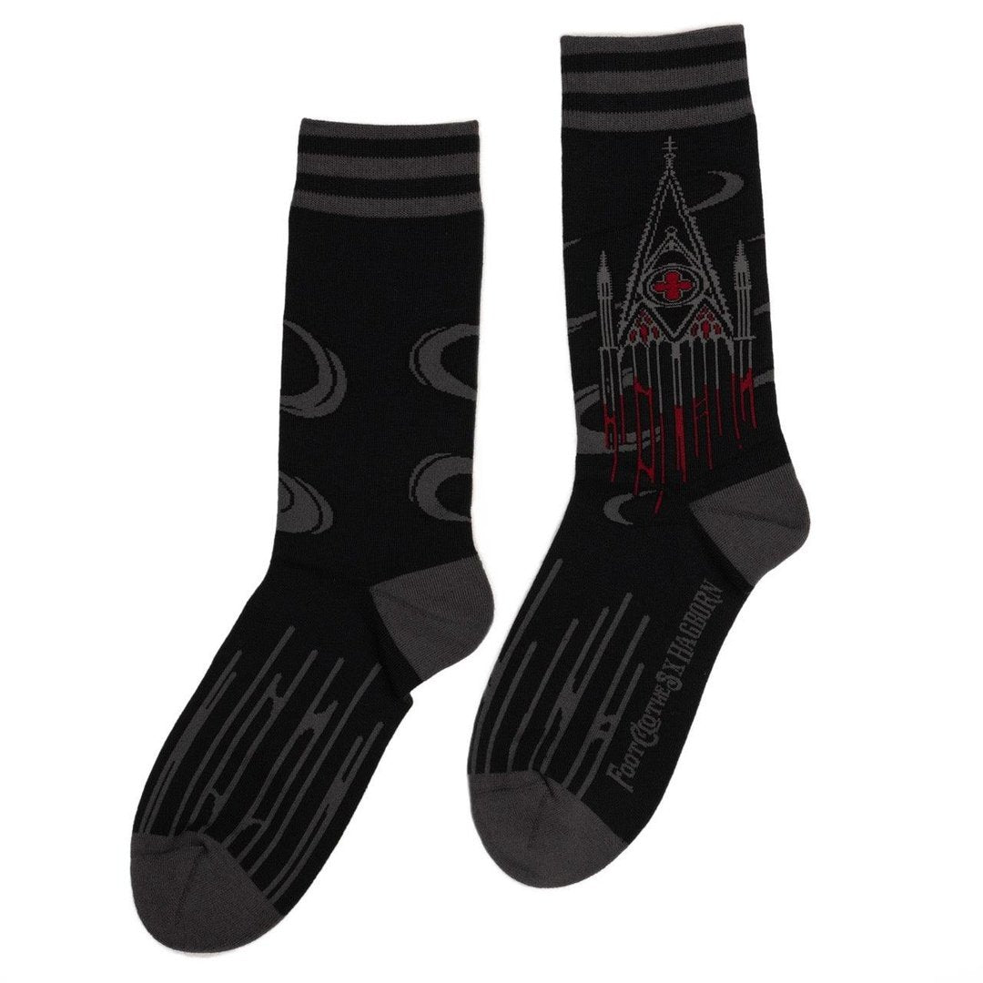 Blood Cathedral FootClothes x Hagborn Collab Crew Socks