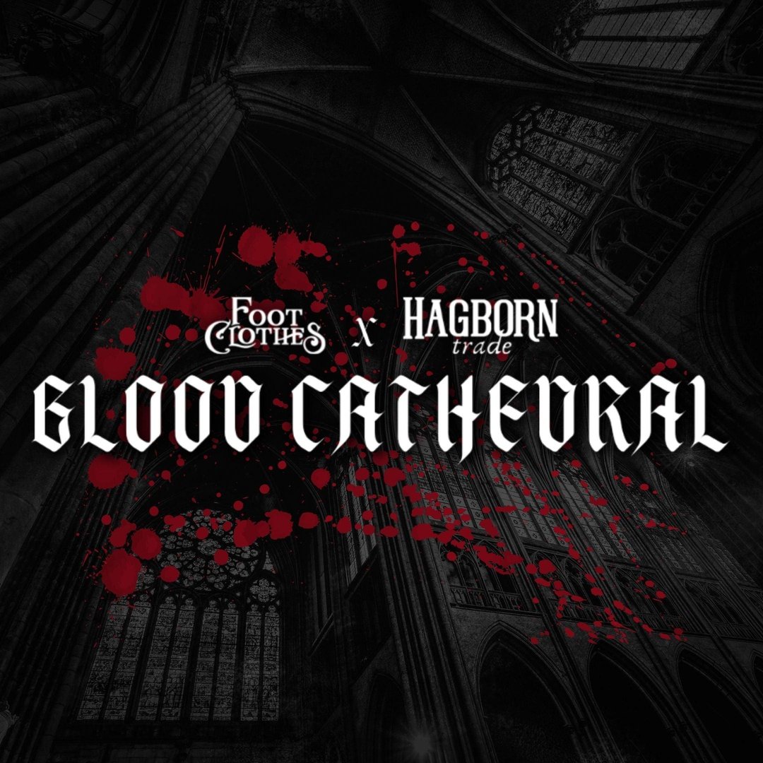 Chaussettes ras du cou Blood Cathedral FootClothes x Hagborn Collab