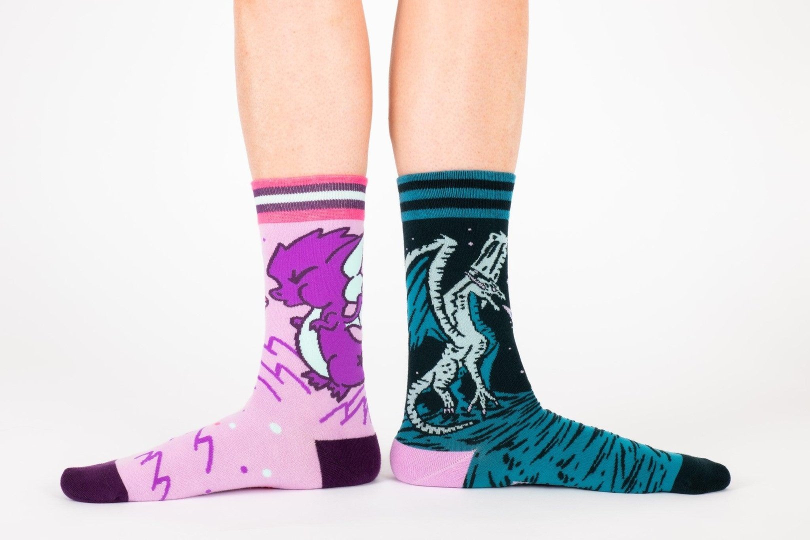 Evil AF Dragon Crew Socks