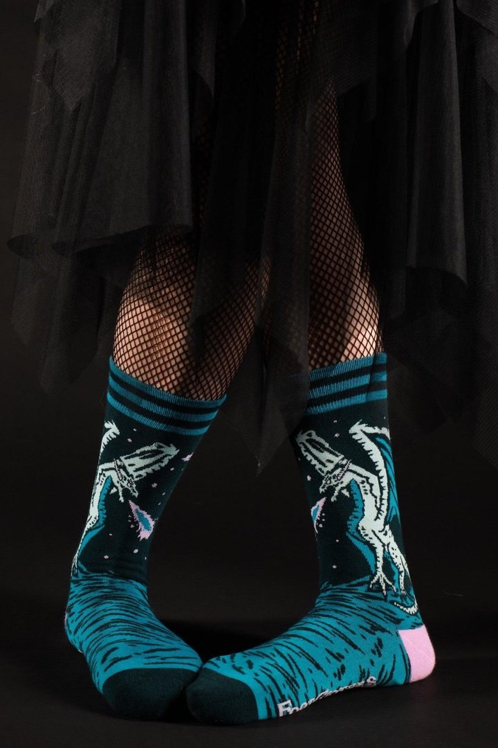 Evil AF Dragon Crew Socks