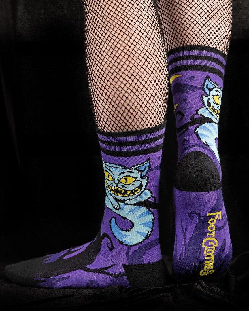 Chaussettes Équipage Chat du Cheshire