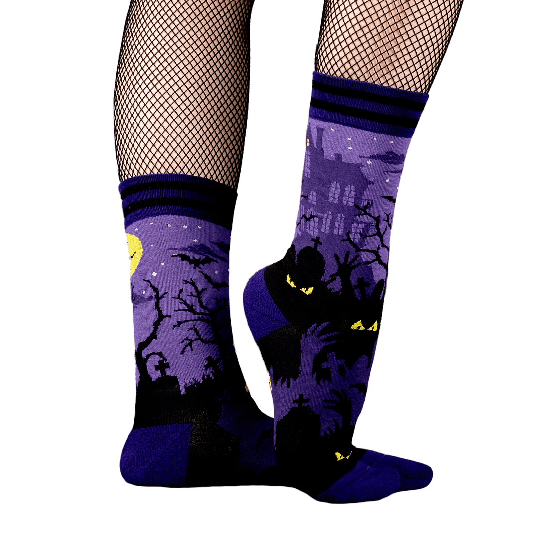 Chaussettes mi-mollet Maison hantée