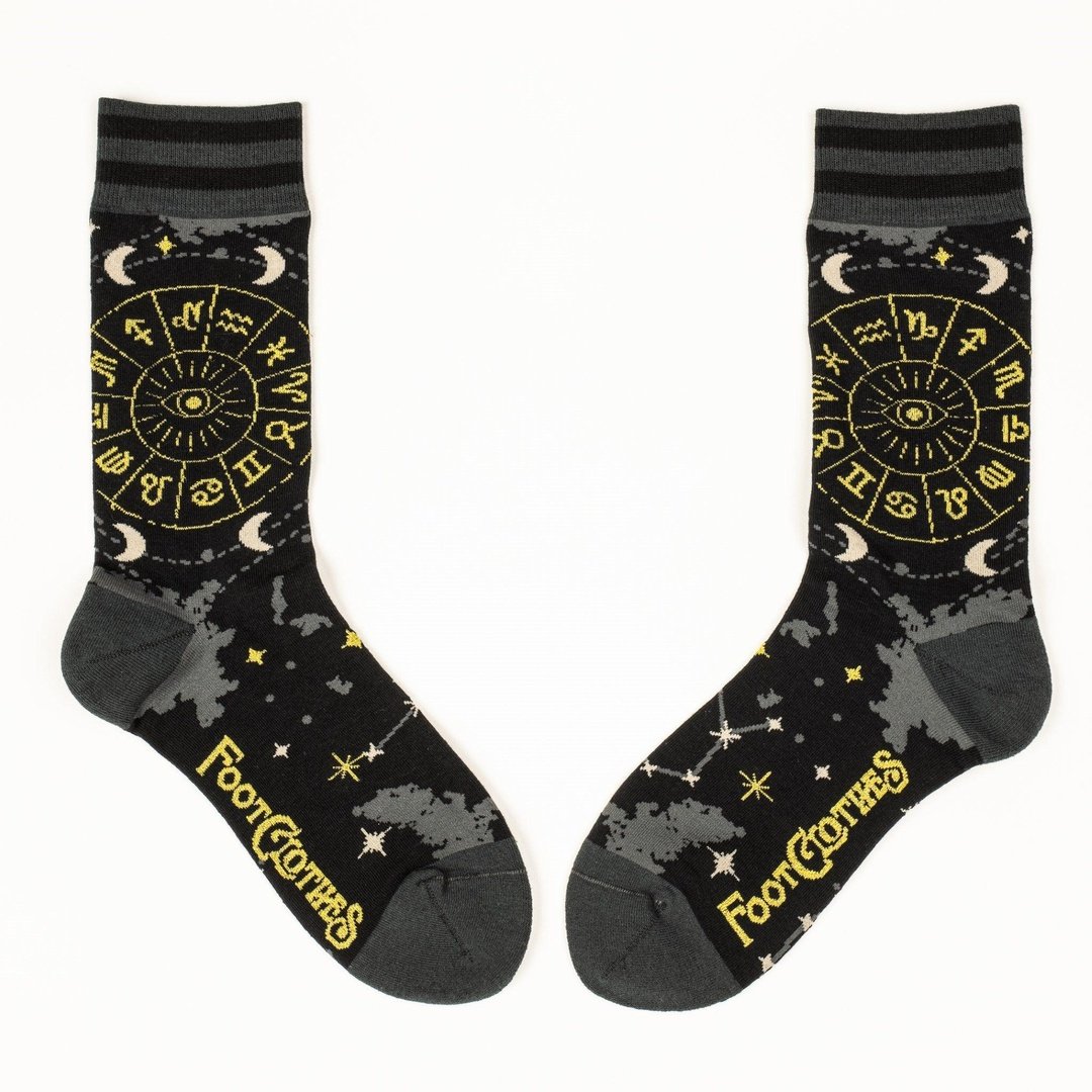 Chaussettes à motifs astrologiques