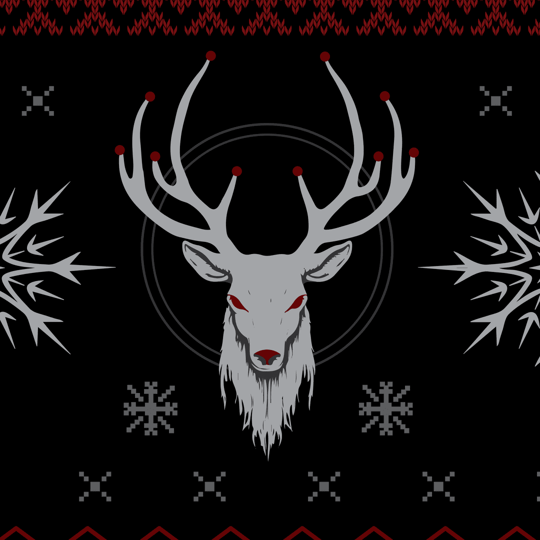 Chaussettes Beelzebuck « Moche Pull de Noël »
