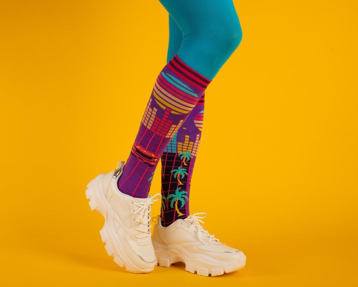 Chaussettes montantes Miami Highway