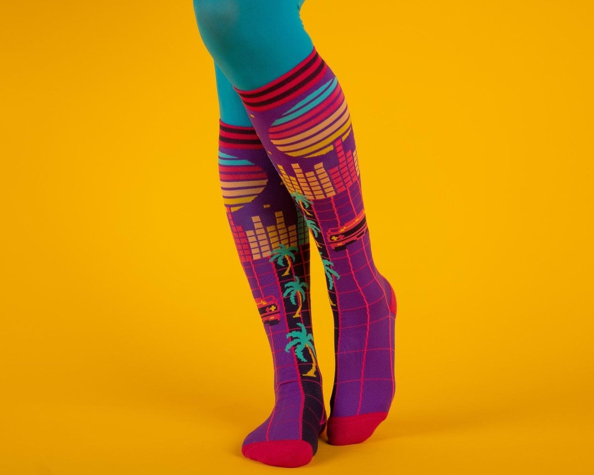 Chaussettes montantes Miami Highway