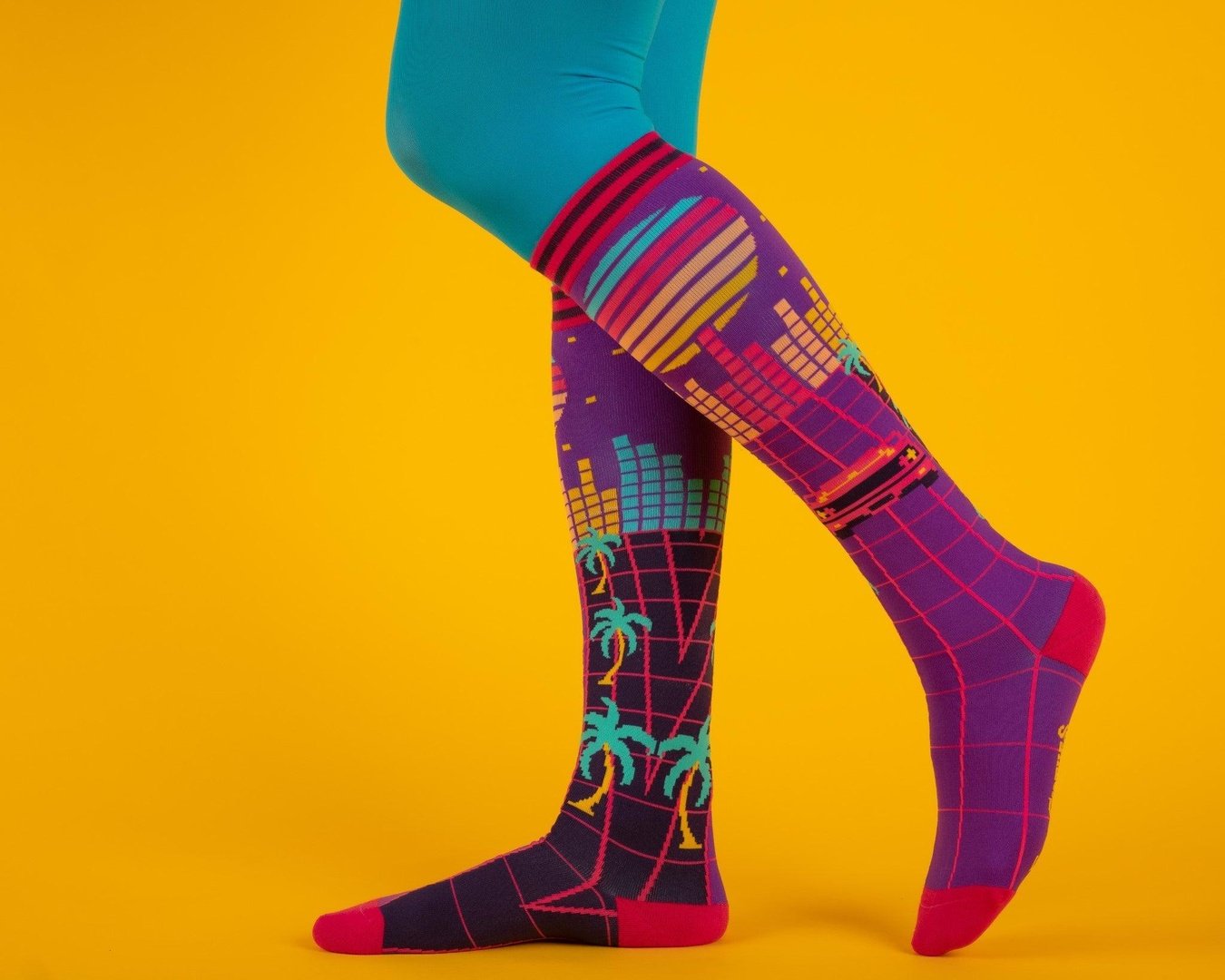 Chaussettes montantes Miami Highway