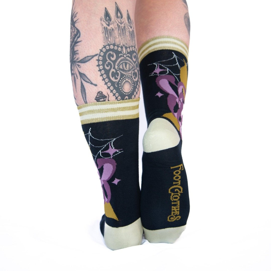 Chaussettes d'équipage Arachnid's Bloom