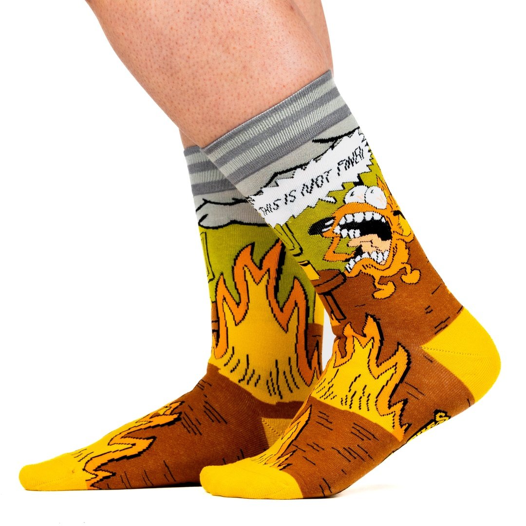 Ça va, mais ça ne va pas. Chaussettes Crew