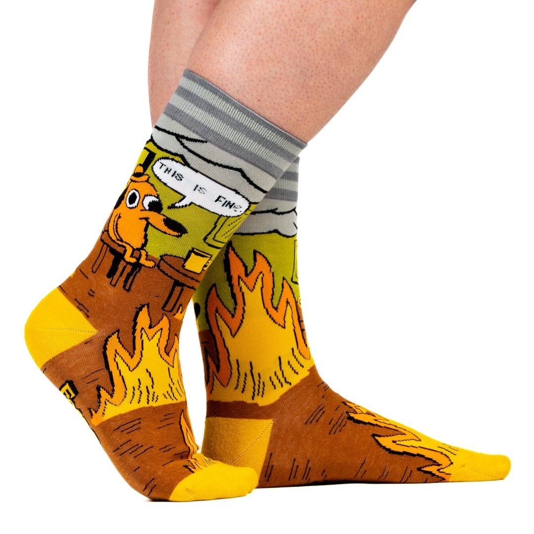 Ça va, mais ça ne va pas. Chaussettes Crew