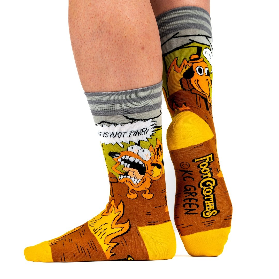 Ça va, mais ça ne va pas. Chaussettes Crew