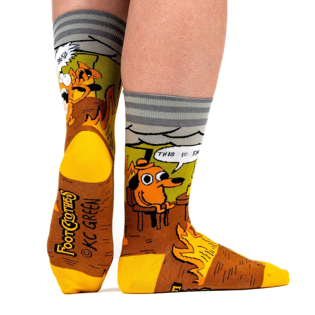 Ça va, mais ça ne va pas. Chaussettes Crew