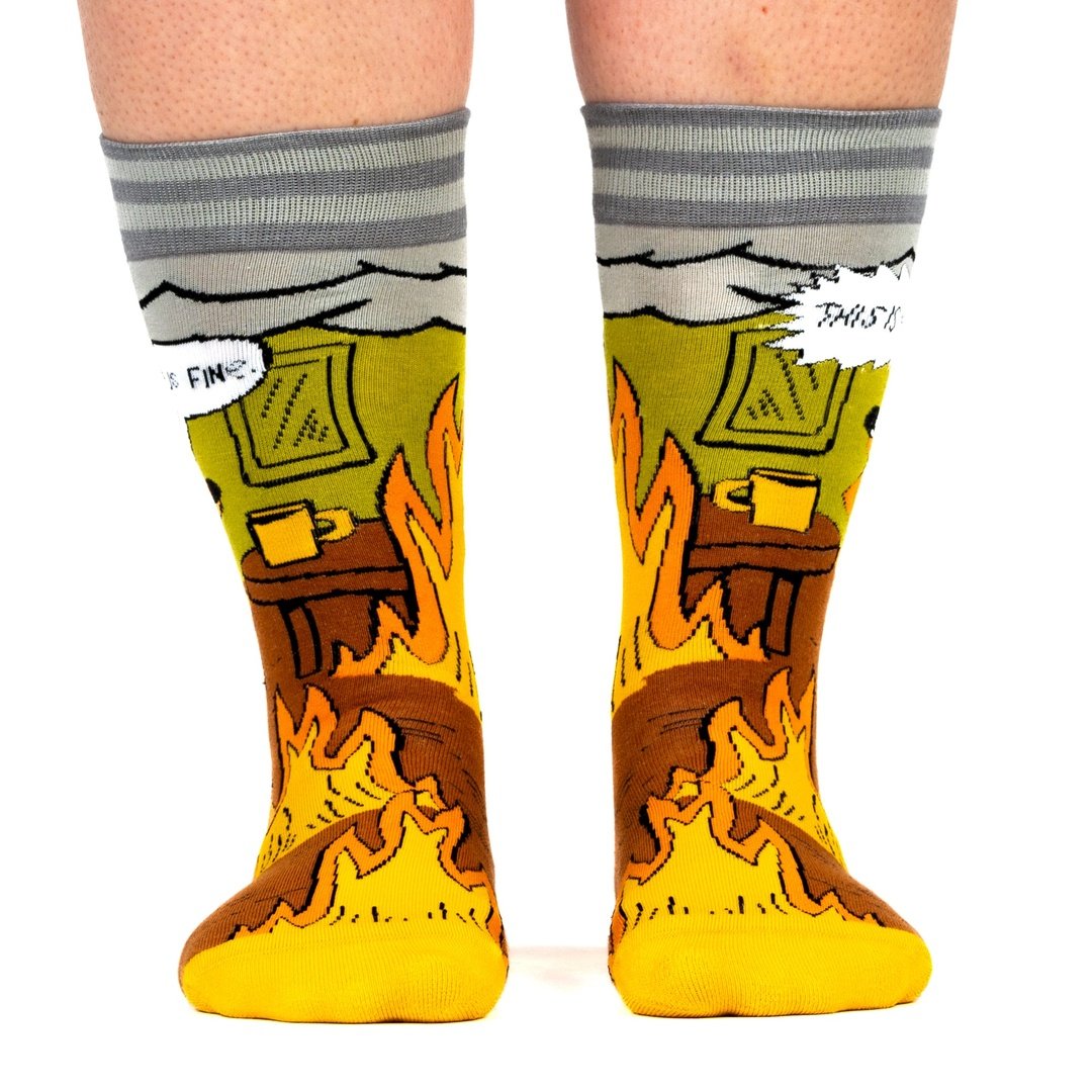 Ça va, mais ça ne va pas. Chaussettes Crew