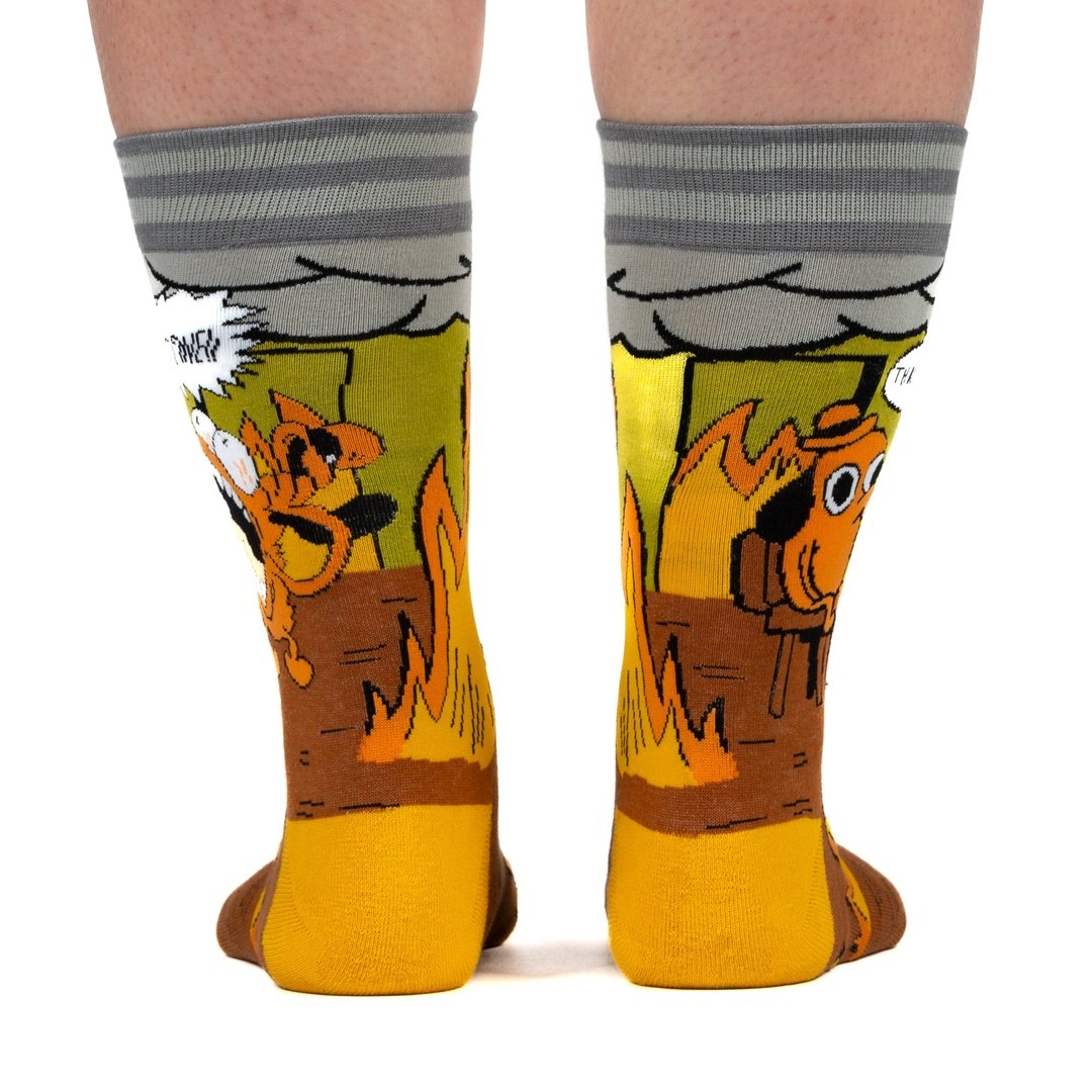 Ça va, mais ça ne va pas. Chaussettes Crew