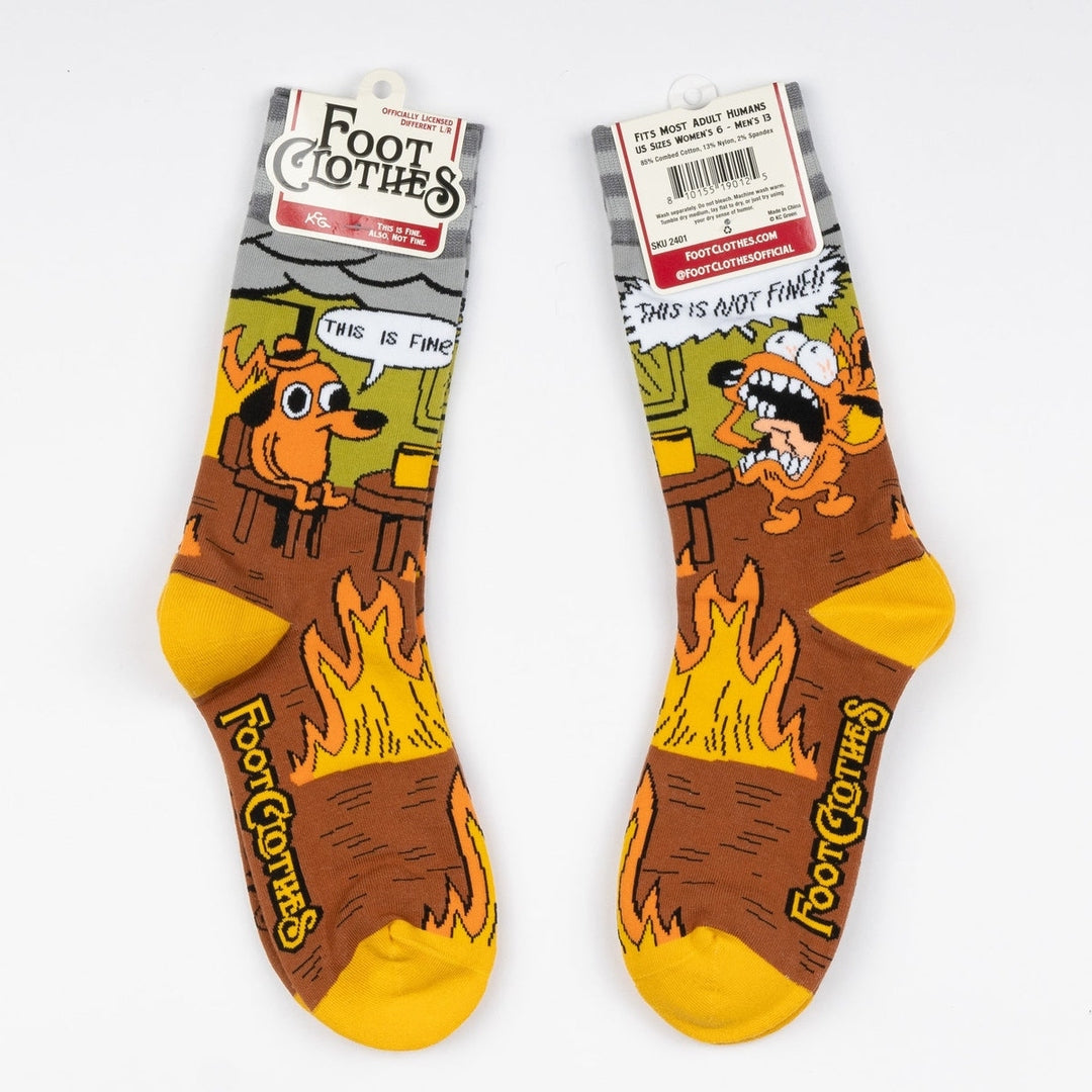Ça va, mais ça ne va pas. Chaussettes Crew