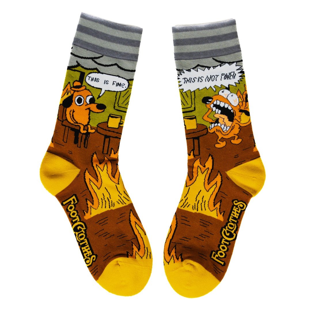 Ça va, mais ça ne va pas. Chaussettes Crew