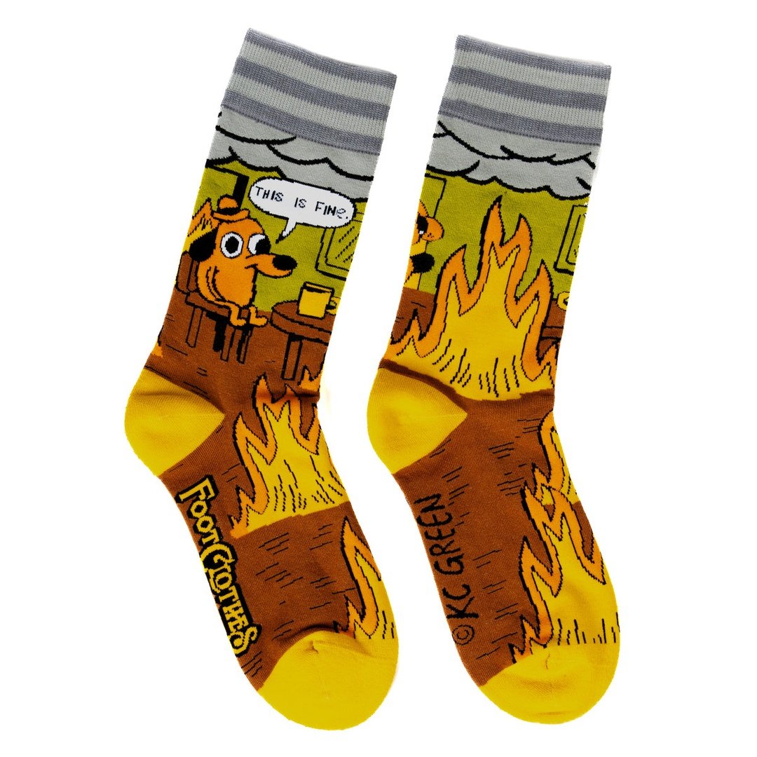 Ça va, mais ça ne va pas. Chaussettes Crew