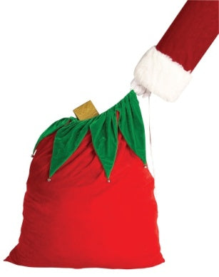 Bolsa de juguetes de peluche de Papá Noel