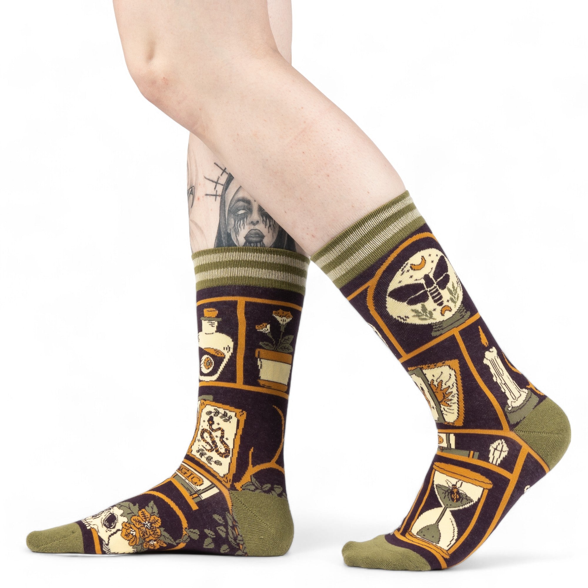 Chaussettes montantes Cabinet de curiosités