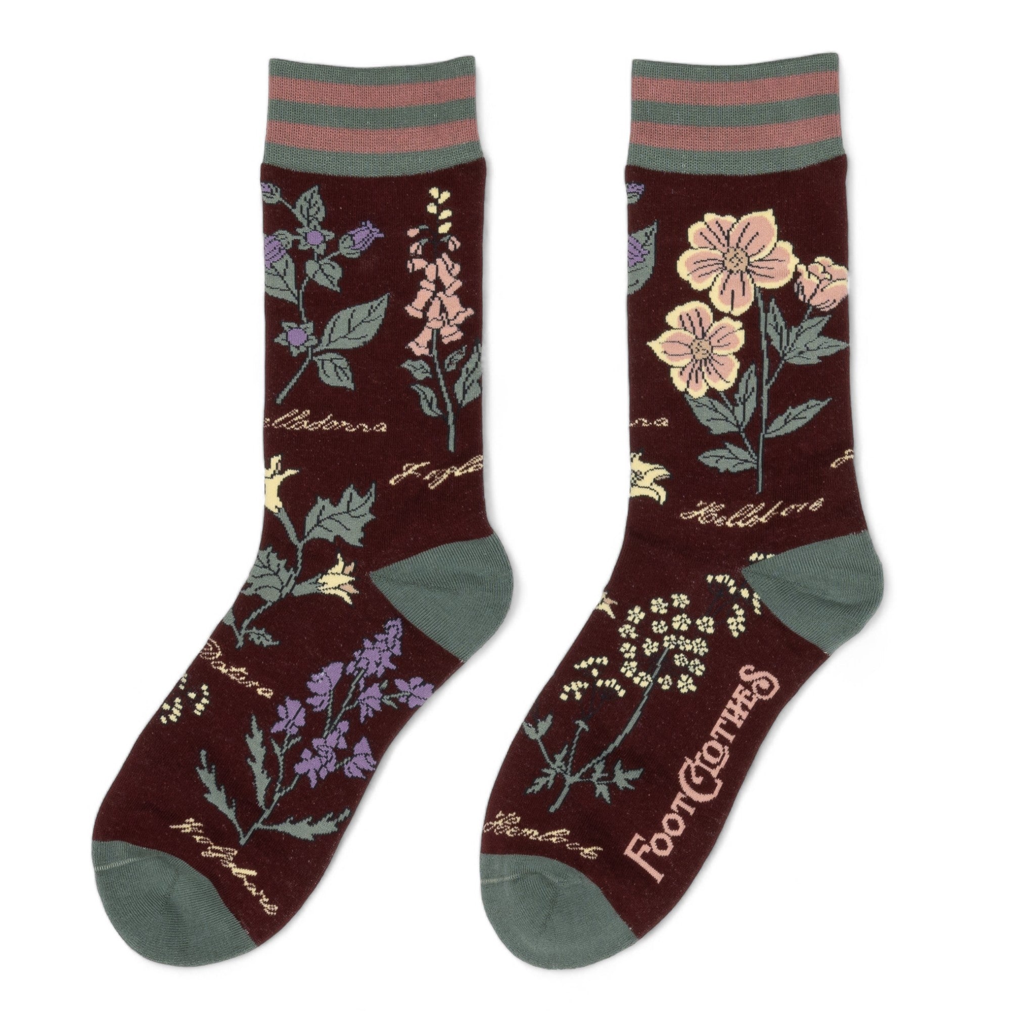 Chaussettes équipage Botanique Funeste