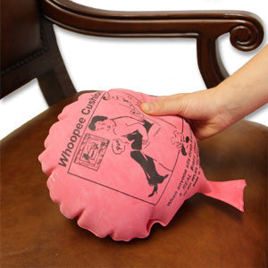 Whoopee cushion — pink rubber prank cushion, sold individually