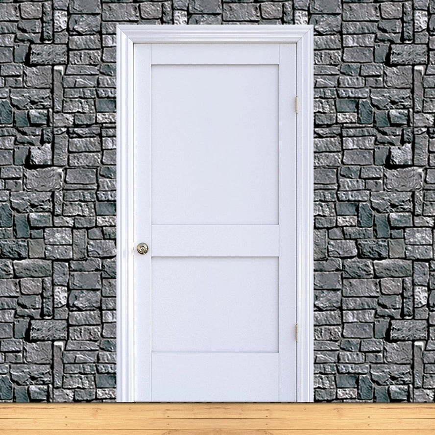 Stone wall backdrop — close-up showing realistic texture and depth of stone pattern
