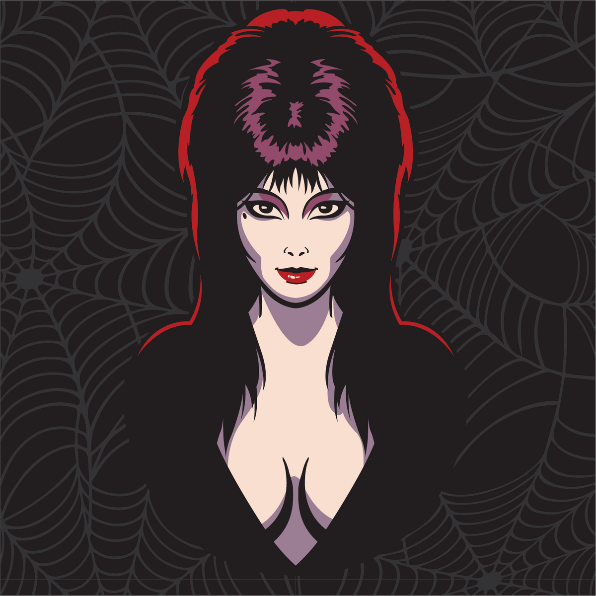 Elvira Mistress of the Dark Crew Socks
