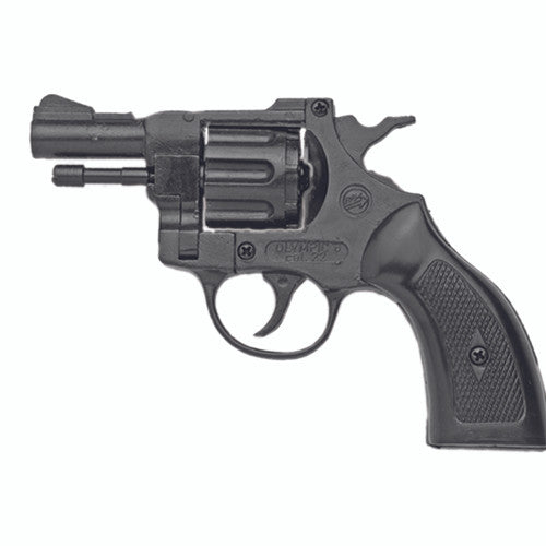 Blank gun — black metal body with black plastic handle