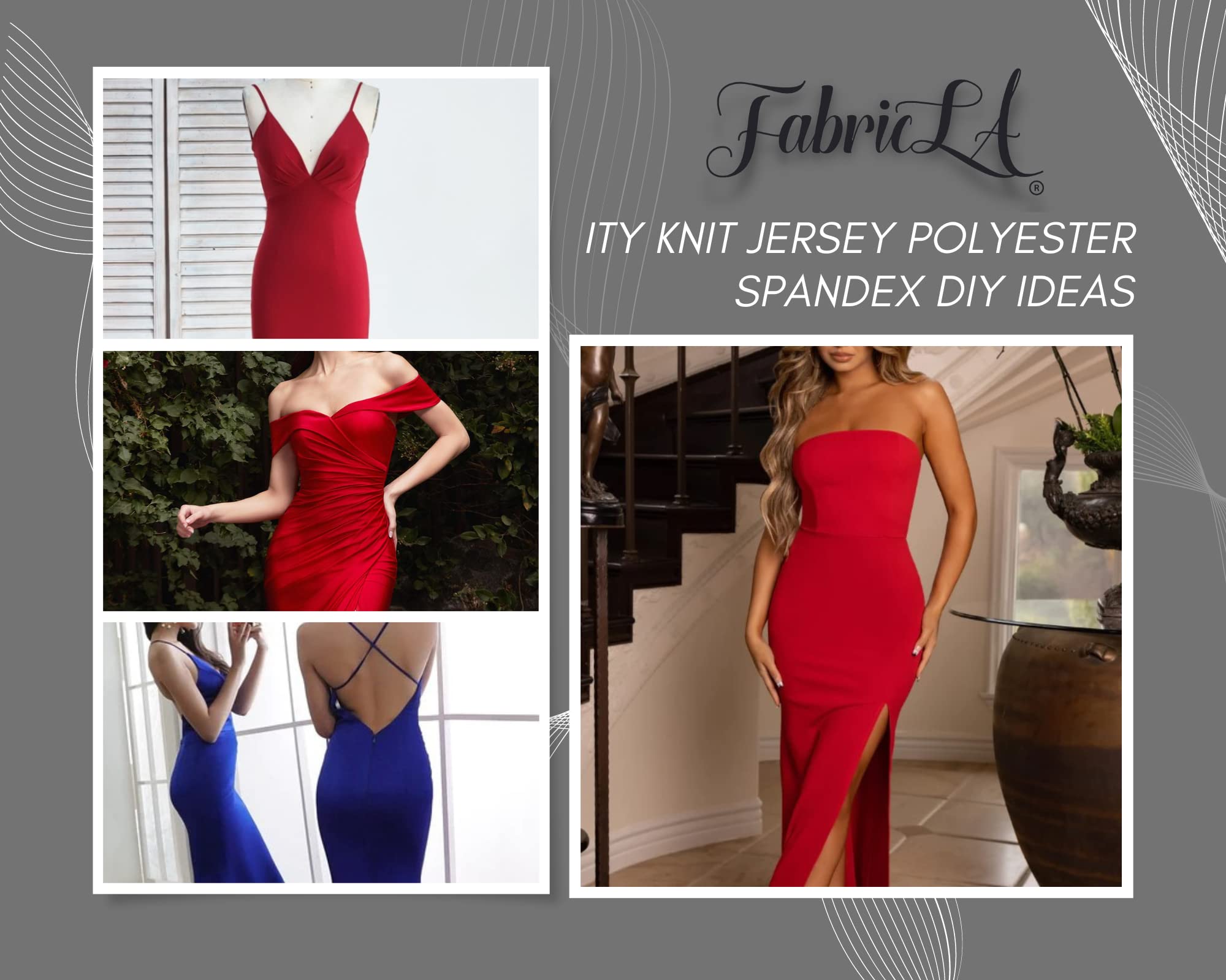 ITY Polyester Spandex Fabric | Mustard