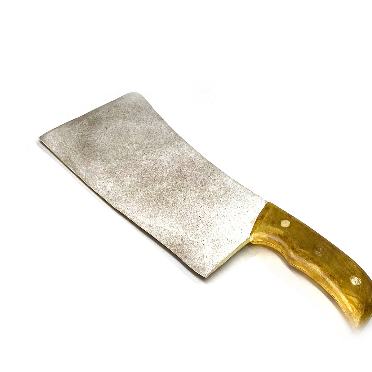 Foam Rubber Lightwood Handle Medium Butcher's Cleaver Prop