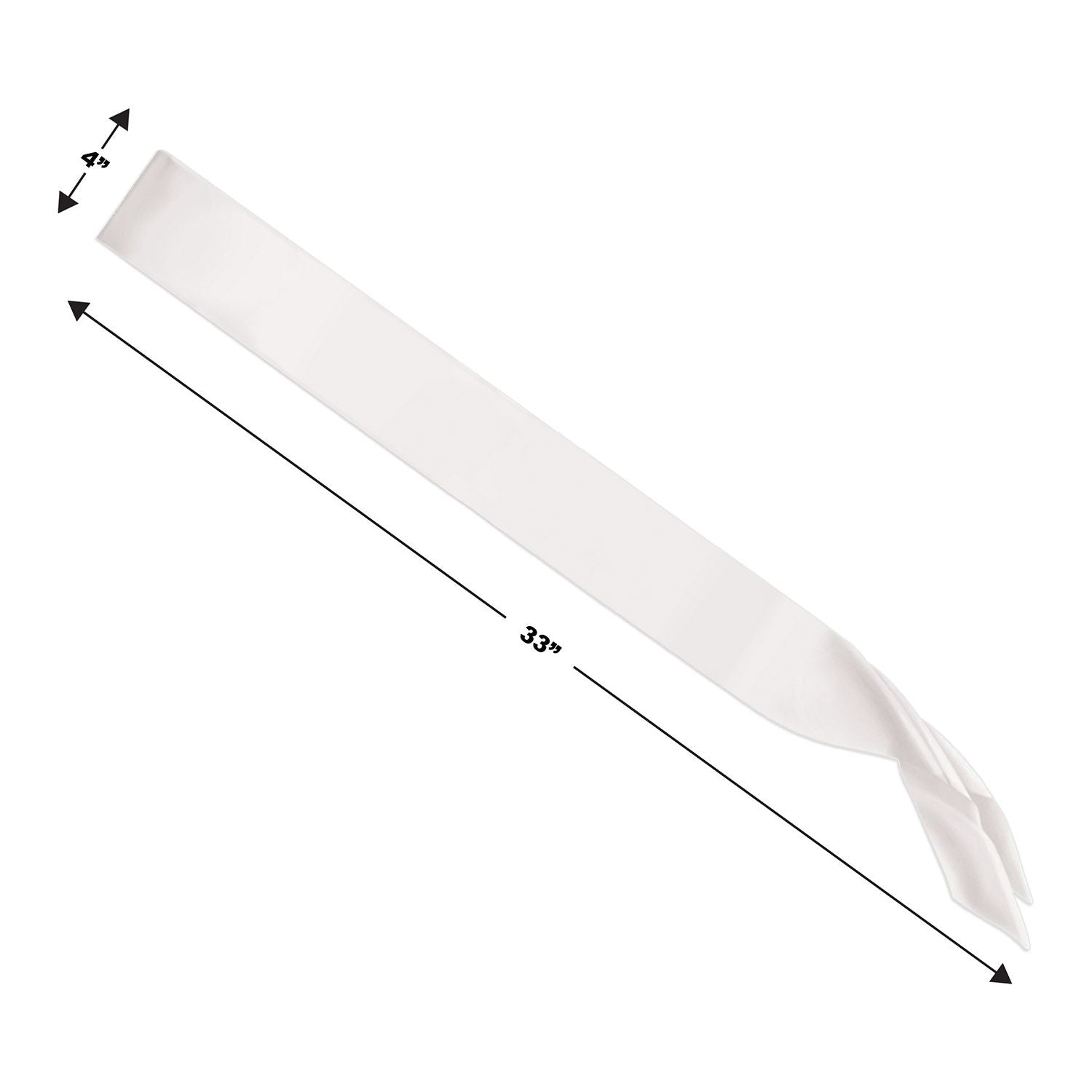 Satin Sash — embroidery customization detail