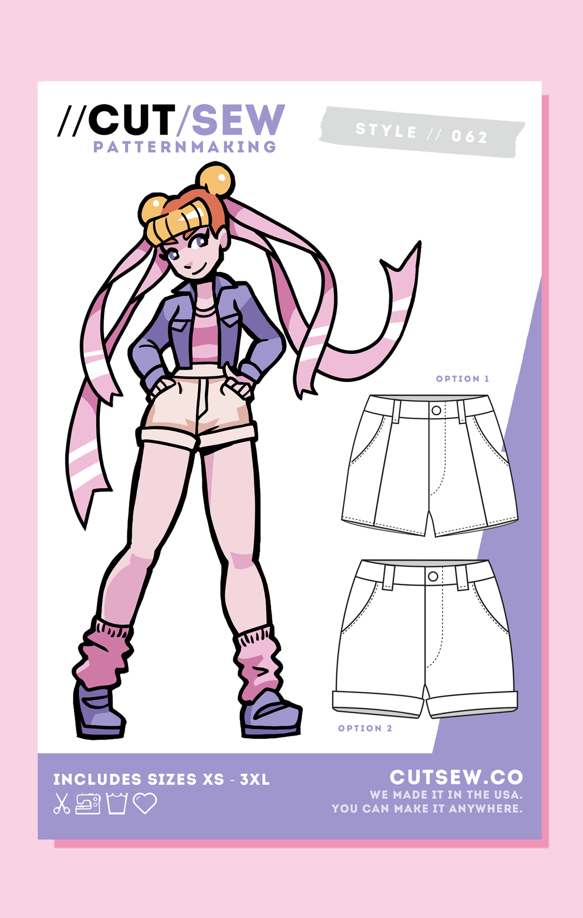 062 // SHORT FENDU