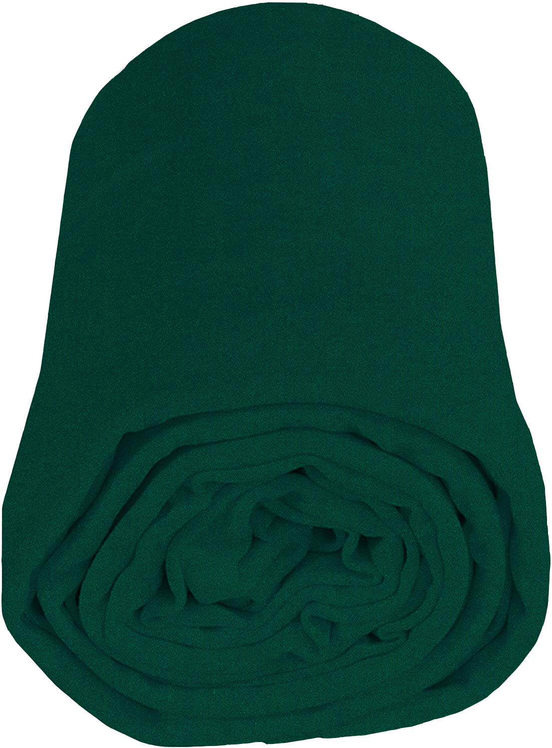 FabricLA DTY Double Brushed Polyester Spandex Knit Fabric | Hunter Green