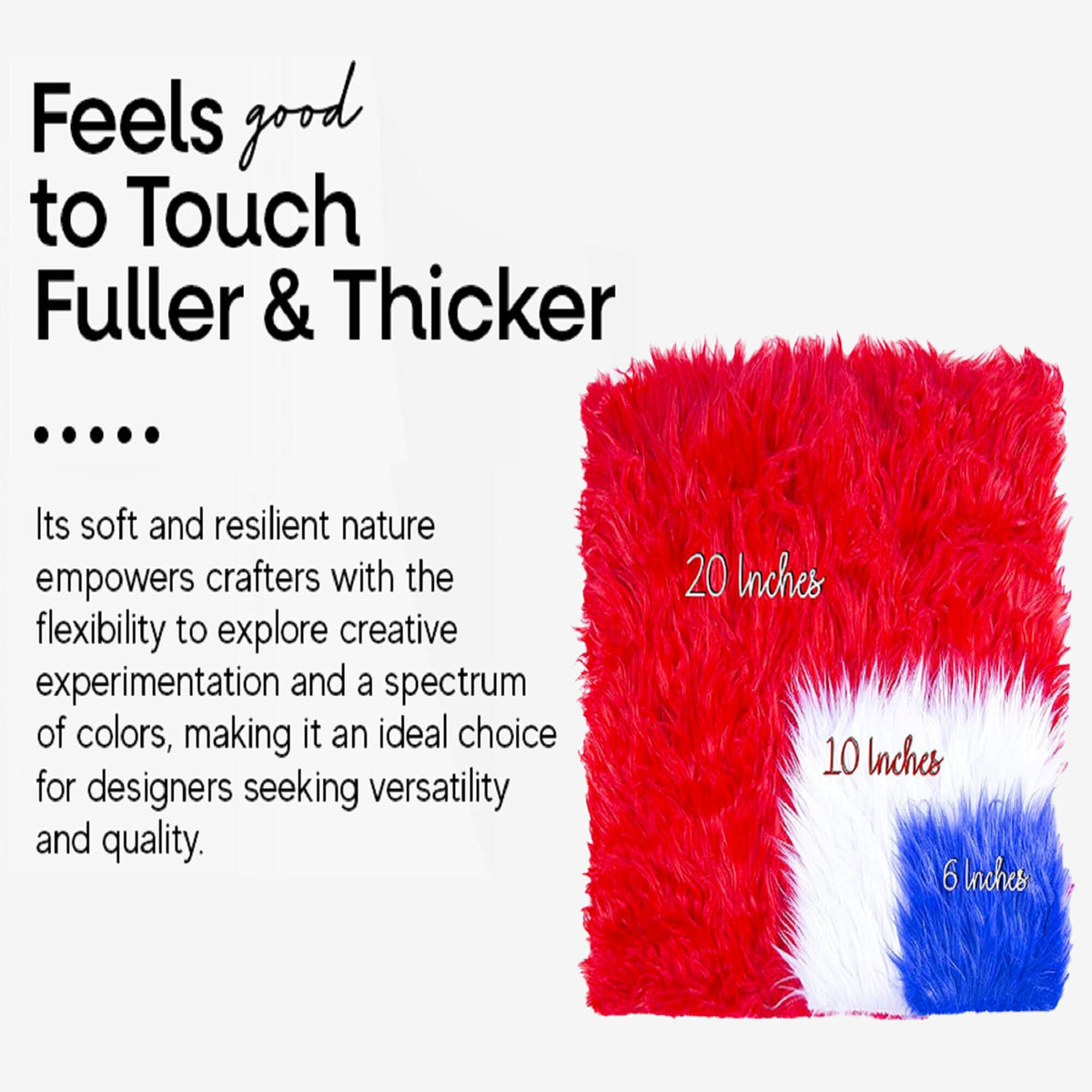 Faux Fur Fabric Squares | Chocolate
