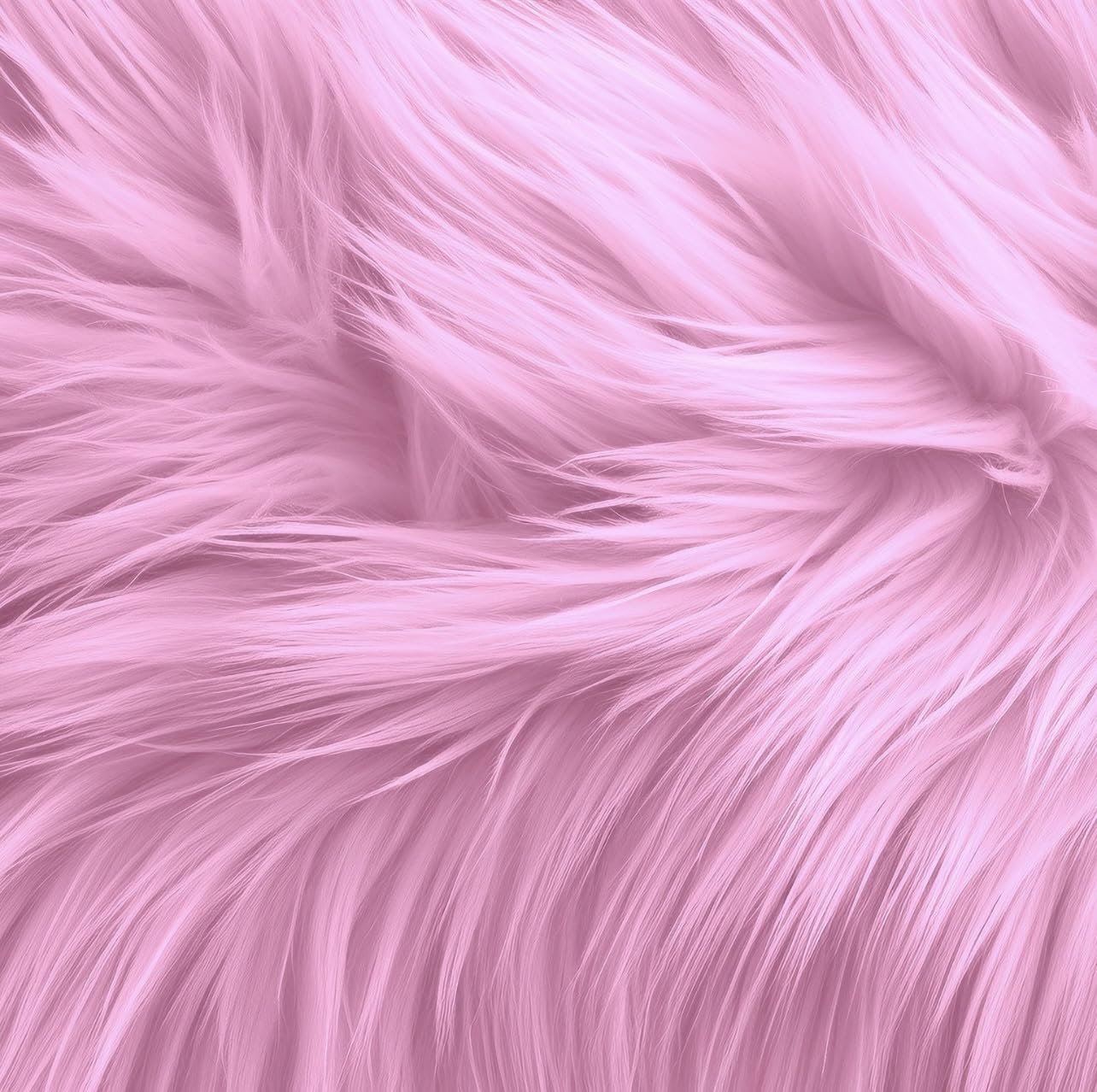 Faux Fur Fabric Squares For DIY Crafts 6X6 Inch Shaggy Fur Patches
