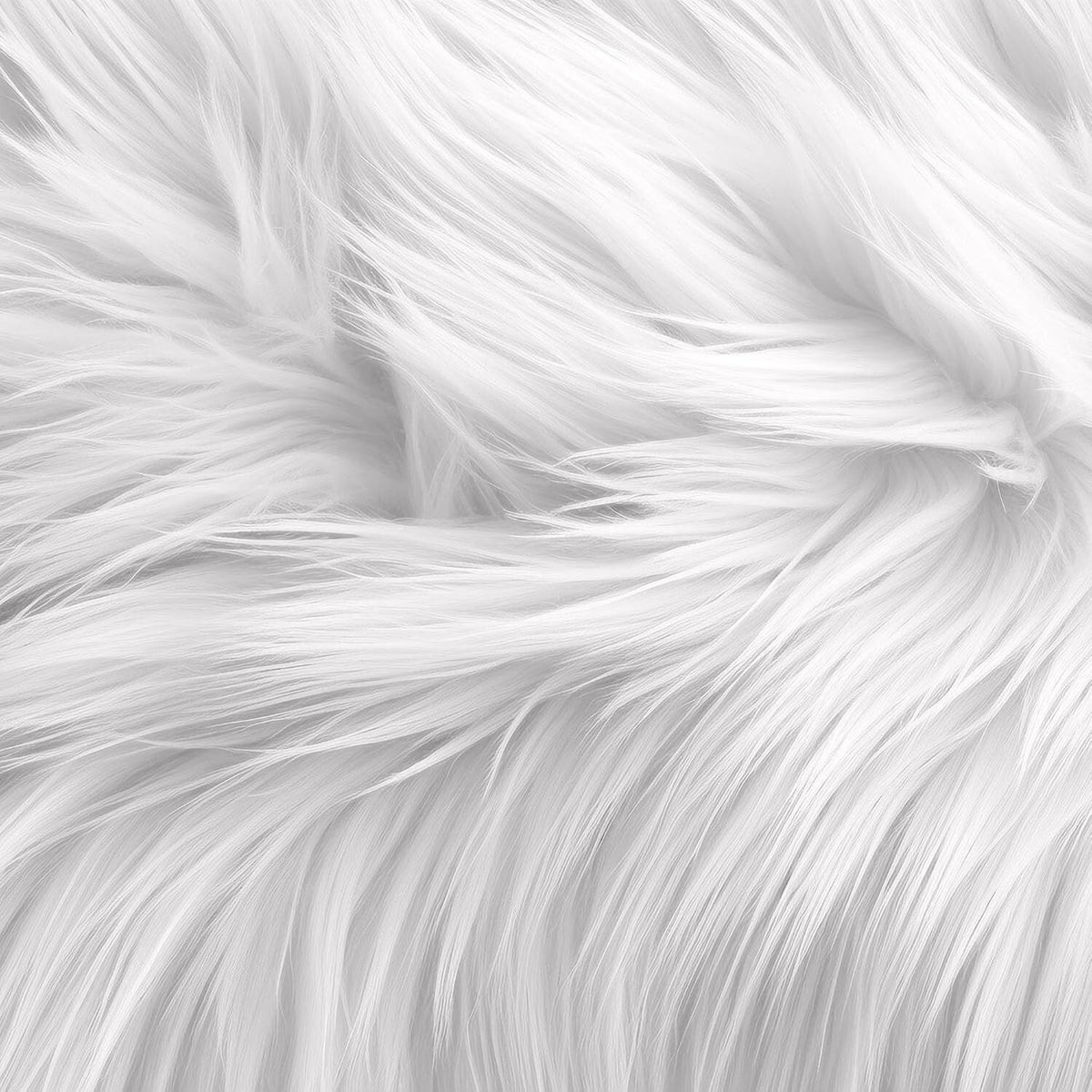 Bulk Faux Fur Fabric (2–4 Yards) – Shaggy Plush Long Pile, 60" Wide