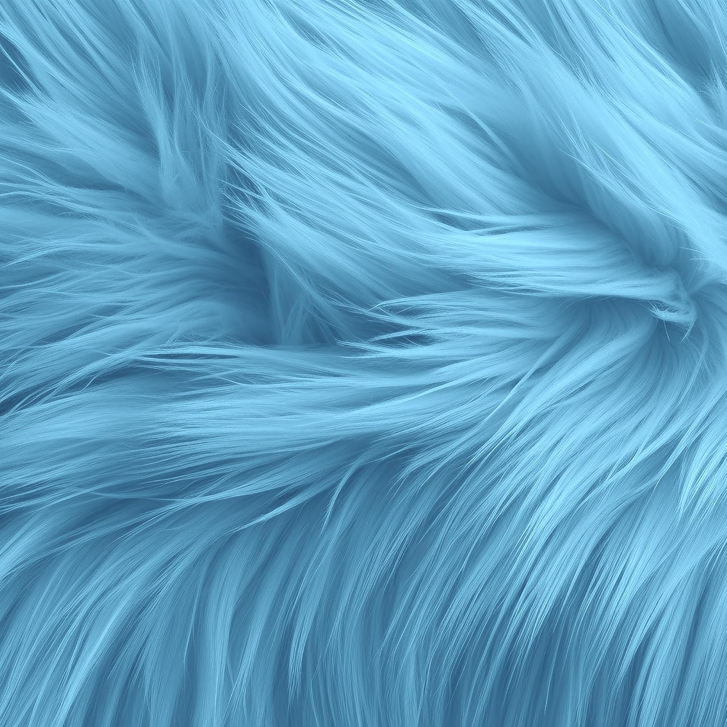 Bulk Faux Fur Fabric (2–4 Yards) – Shaggy Plush Long Pile, 60" Wide