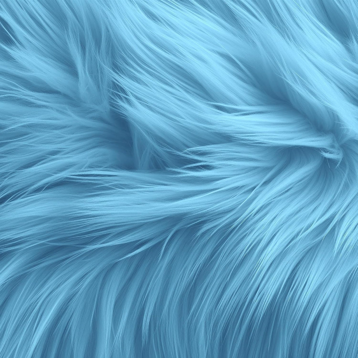 Shaggy Faux Fur Fabric Squares 10X10 Inch DIY Craft Fur Patches