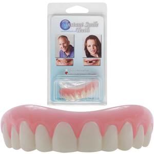 Instant Smile Veneers — worn in-mouth view showing fit and natural appearance