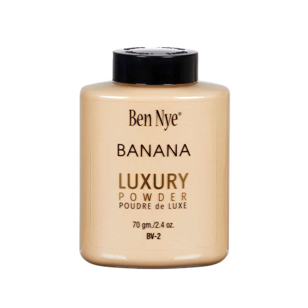 2.4 oz / Banana Luxury Powder 3oz./85gm. Shaker Bottle - BV-2