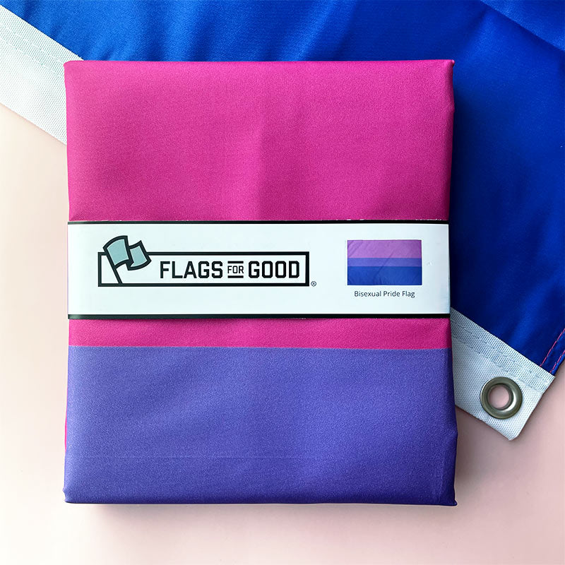 Bisexual Pride flag — 3×5ft double-sided with grommets