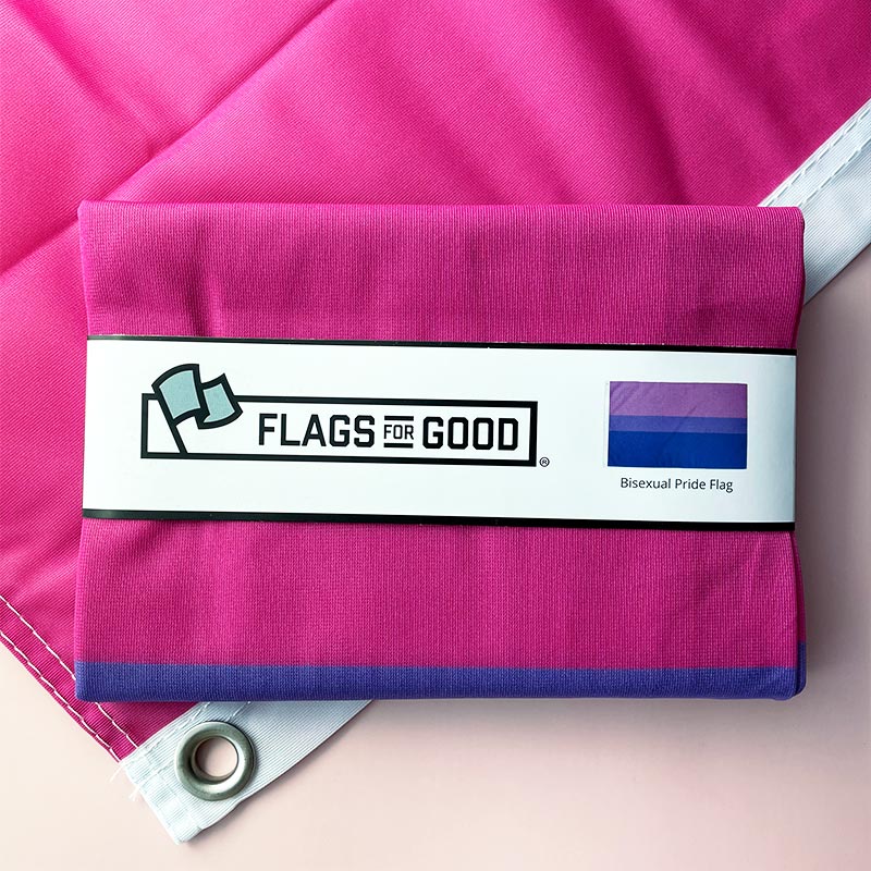 Bisexual Pride flag — 3×5ft single-sided with grommets