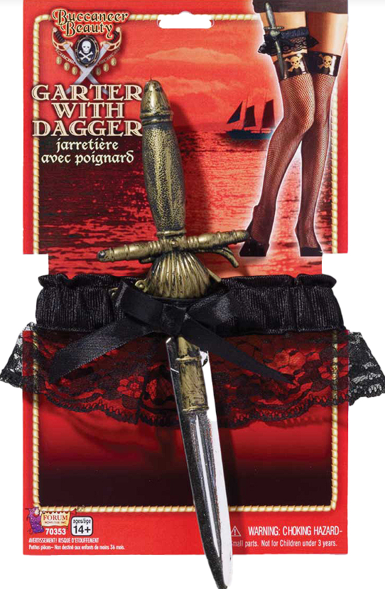 Buccaneer Beauty Garter W/ Dagger